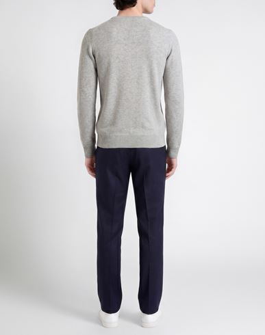 Man Sweater Light grey Size 44 Wool, Viscose, Polyamide, Cashmere