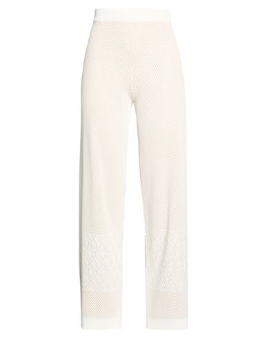 Woman Pants White Size S Viscose