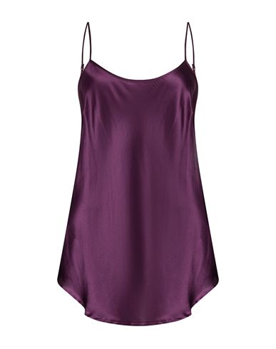 Woman Top Plum Size M Silk, Elastane