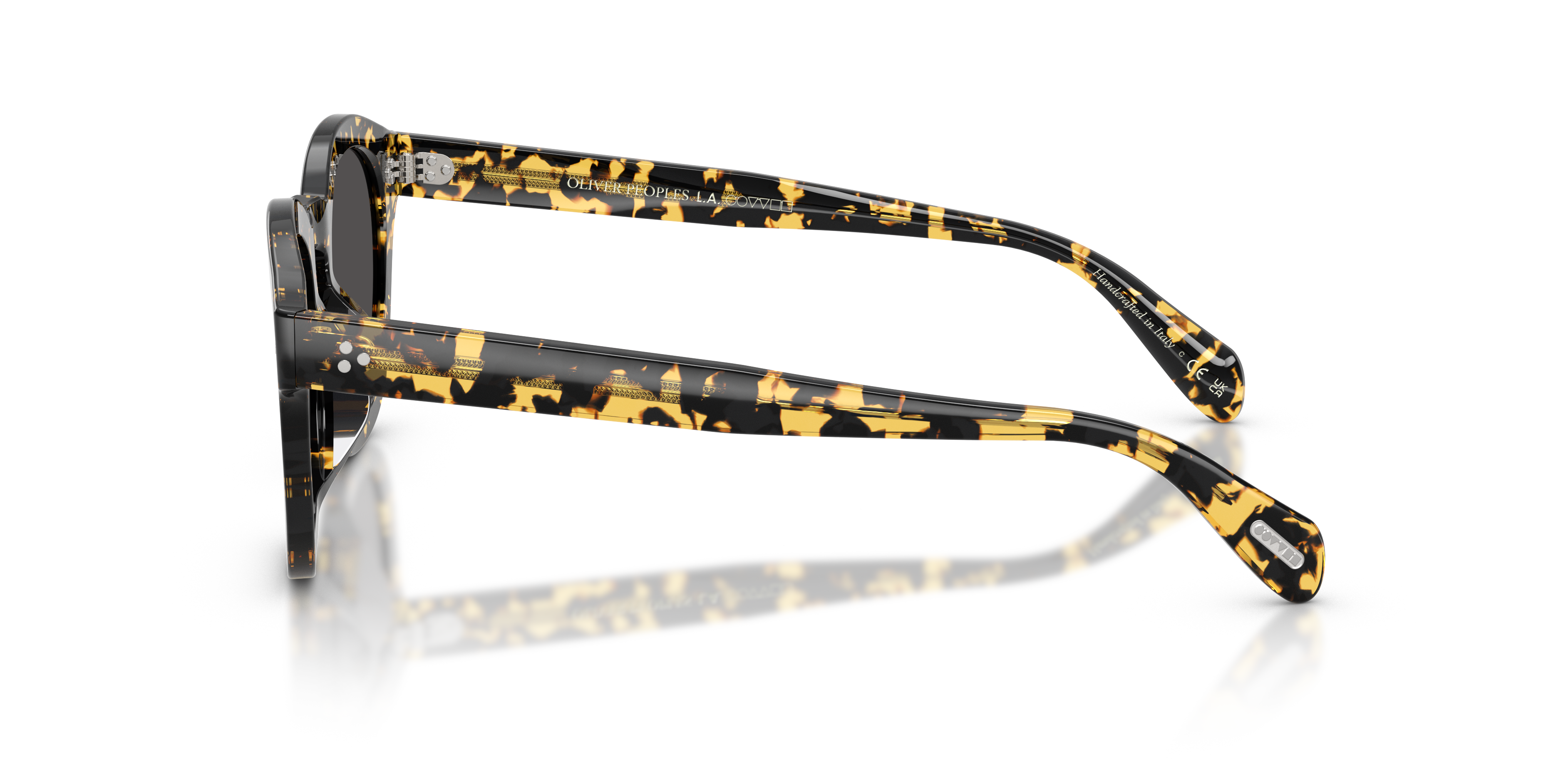 Oliver Peoples Uniseks Oliver Peoples OV5382SU BOUDREAU L.A 177887 Zonnebrillen Acetaat Schildpad Grijs Kwadraat Normaa