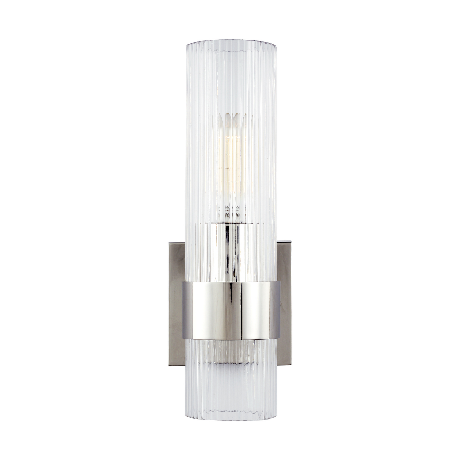 Visual Comfort Studio Geneva Bathroom Vanity Light in Polished Nickel by Chapman & Myer