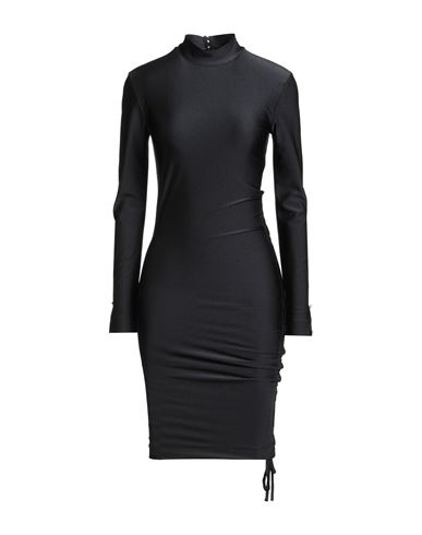 Woman Mini dress Black Size 4 Polyamide, Elastane