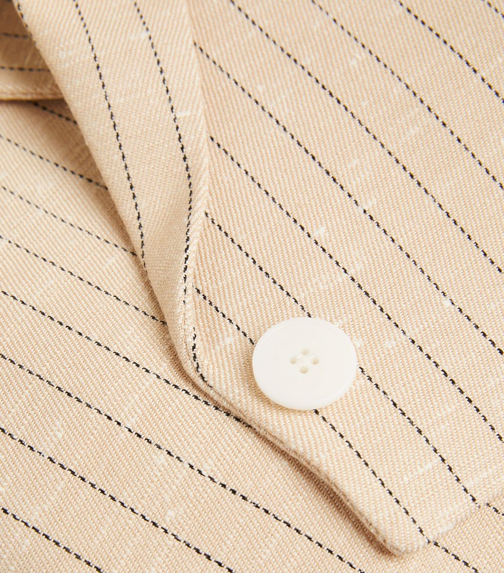 Pinstripe Cropped Blazer