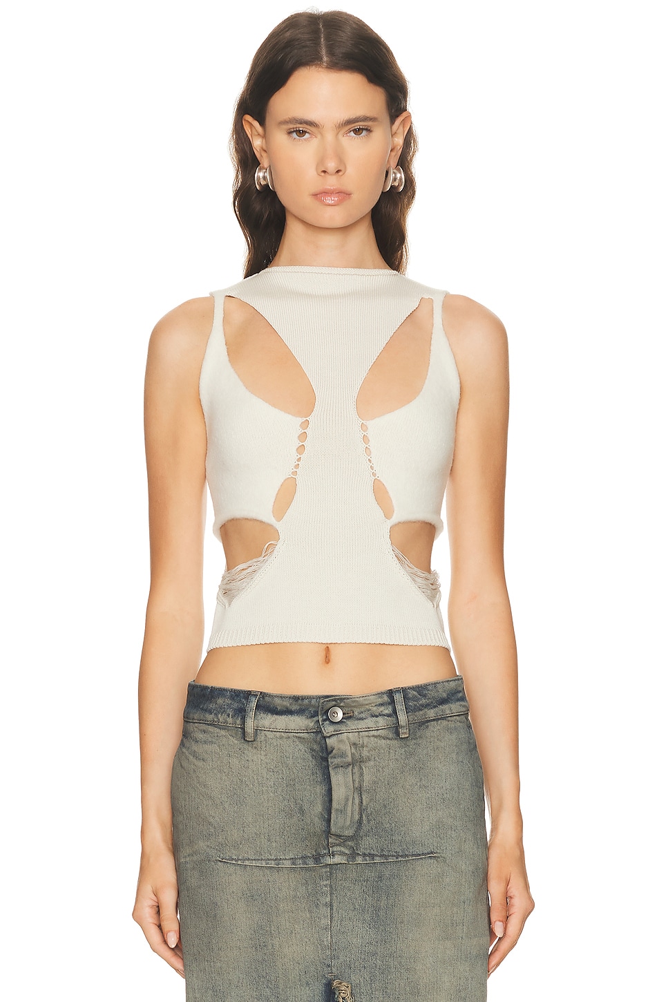 Rick Owens Tanja Top in Beige