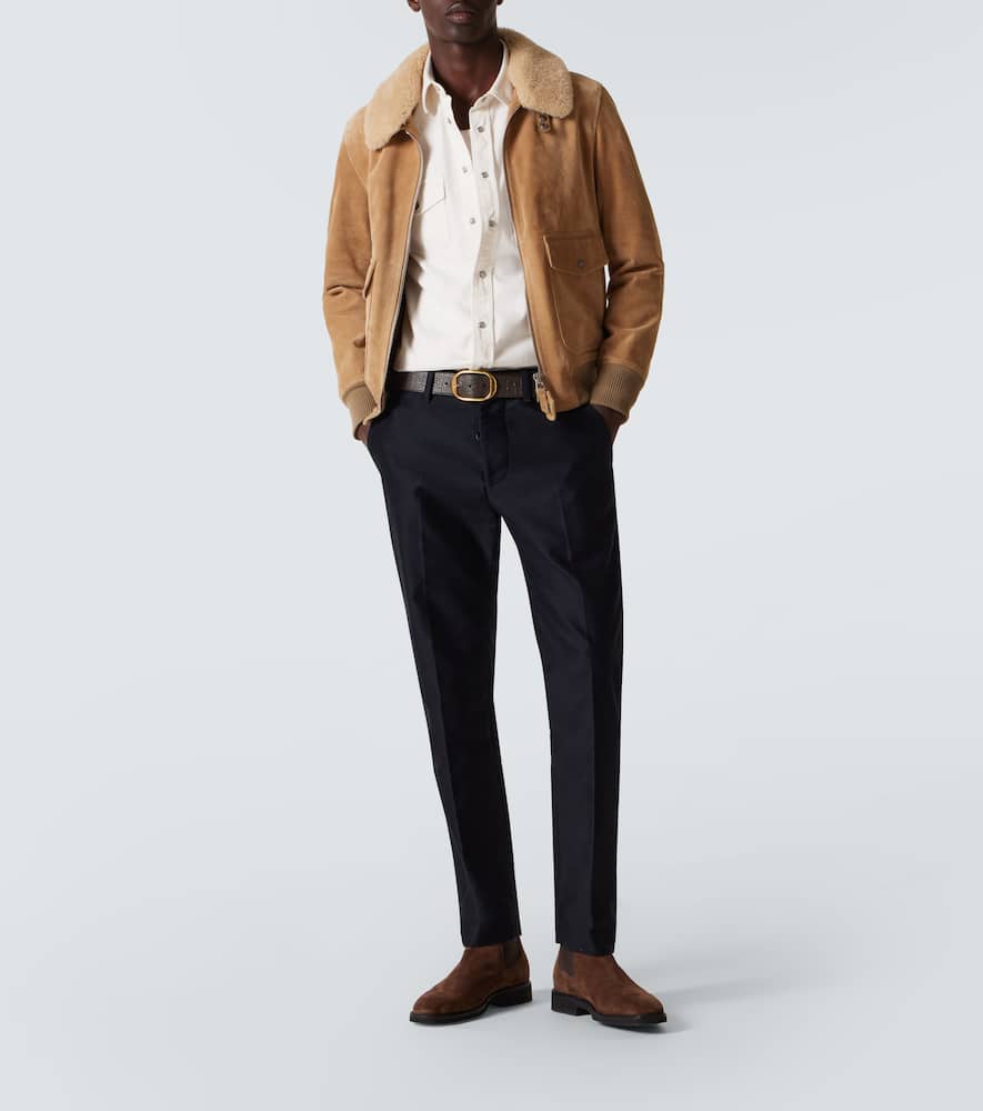 Suede Chelsea boots