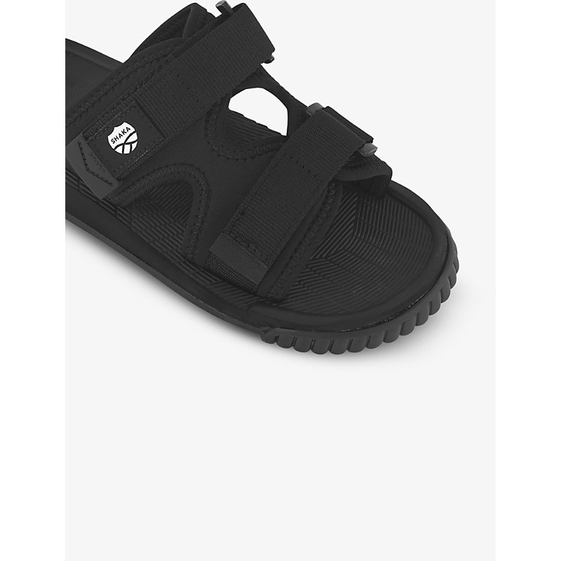 Womens Black Chill Out Backless Eva Sandals