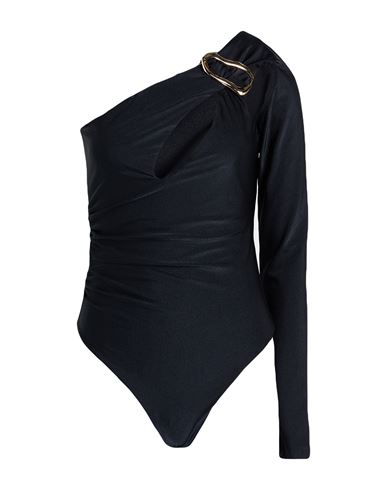 Woman Bodysuit Black Size 2 Polyamide, Elastane