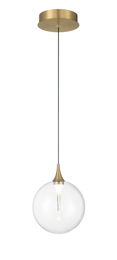 Gold LED Pendant from the Iissa Collection
