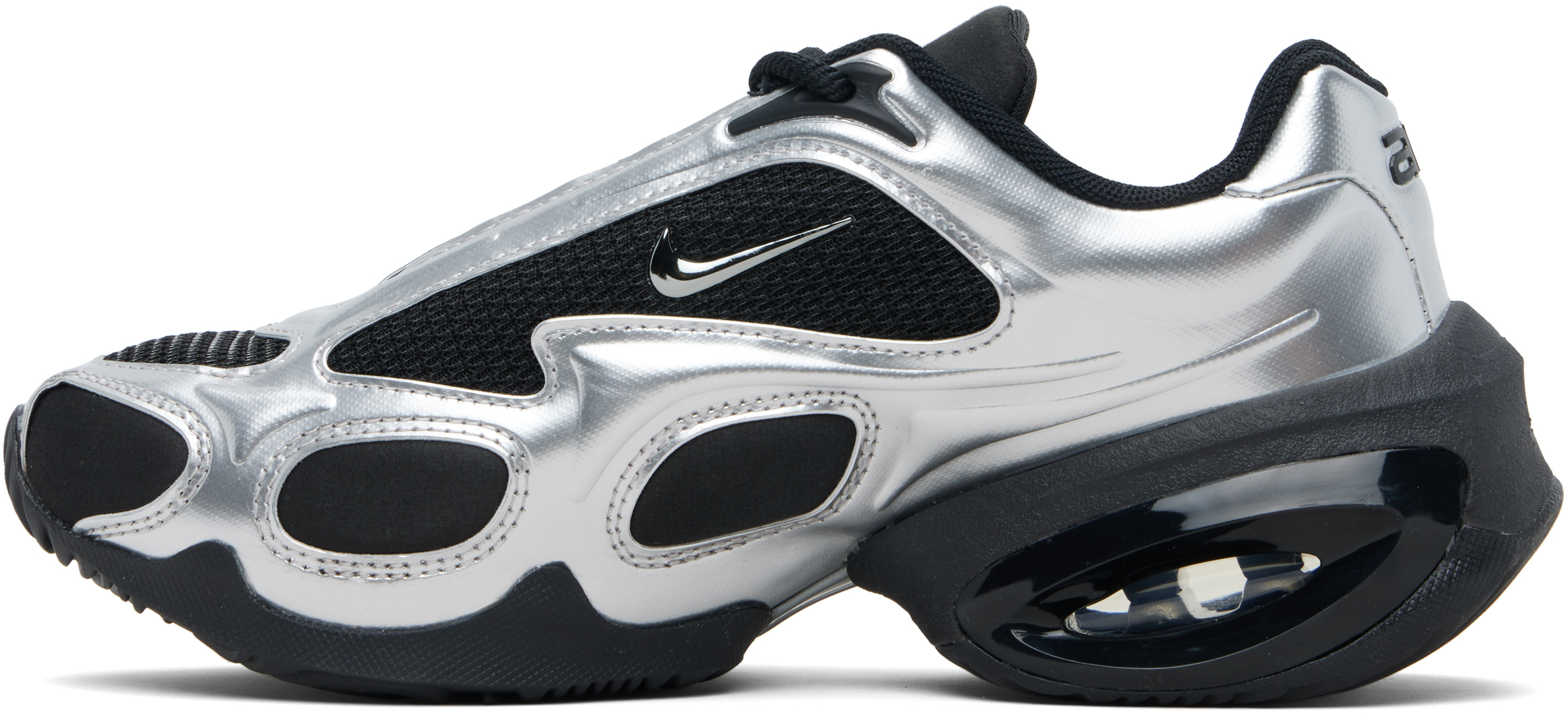 Black & Silver Air Max Muse Sneakers