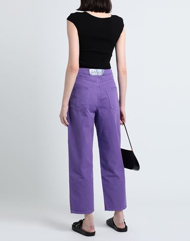 Woman Denim pants Purple