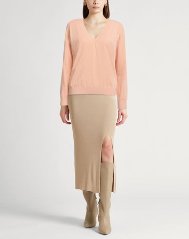 Woman Sweater Blush Size M Viscose, Polyester