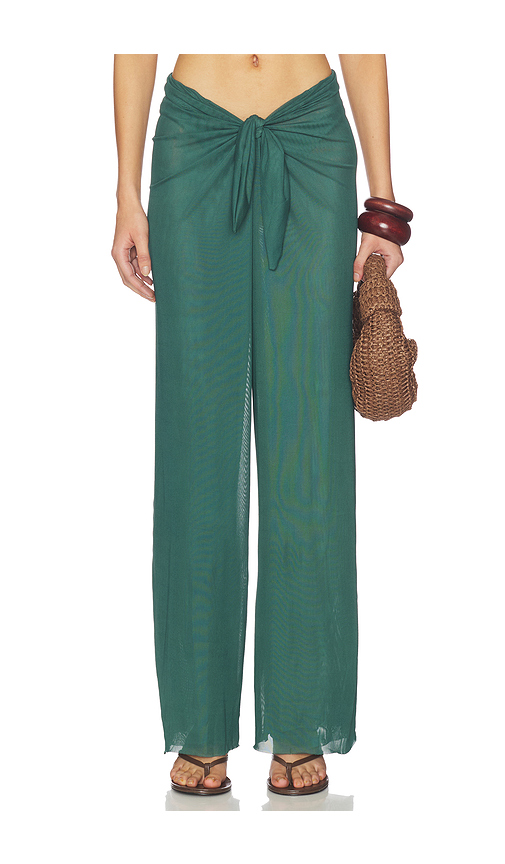 Vix Swimwear Pareo Pants in Dark Green. XL. Also in