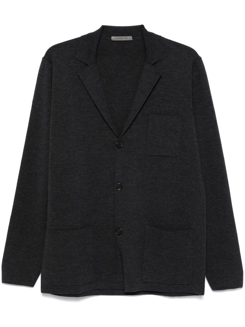 Knitted blazer - Grey