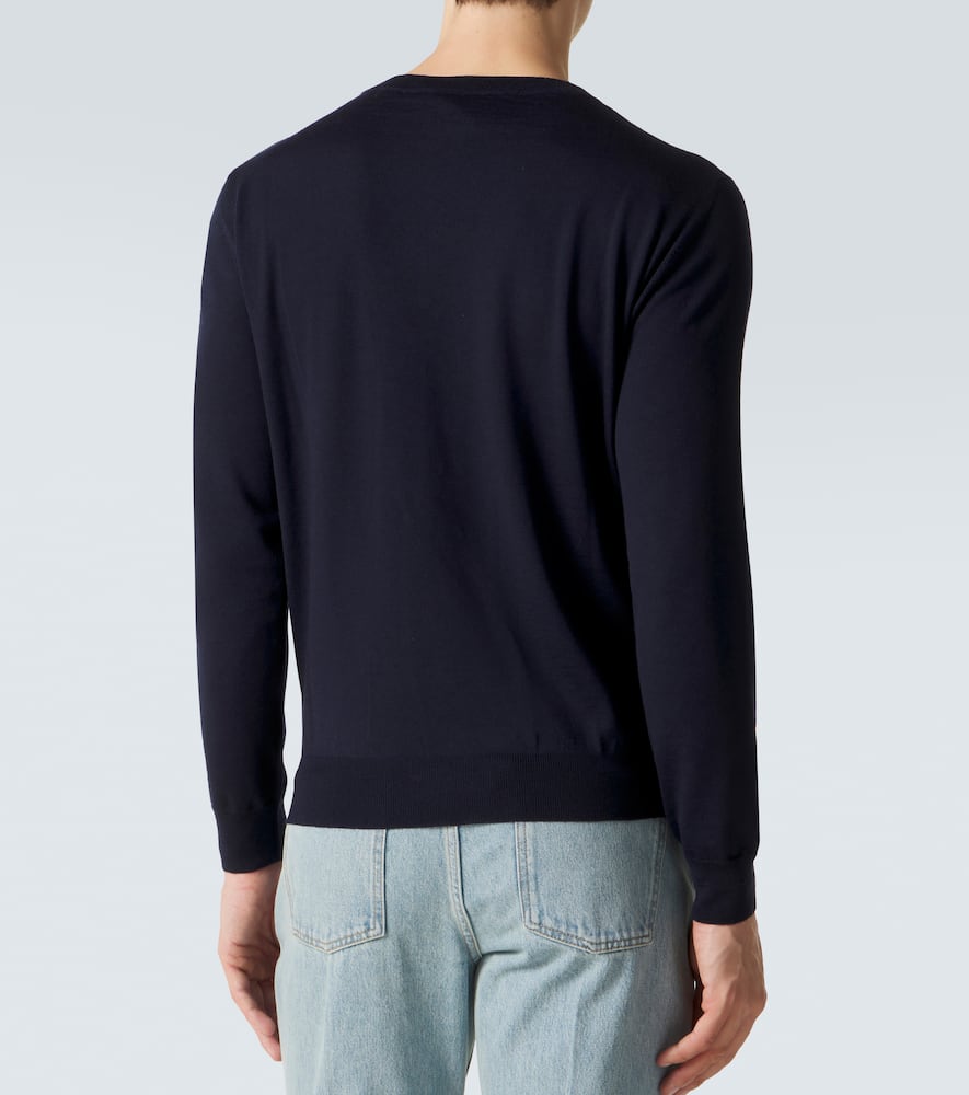 VLogo virgin wool sweater