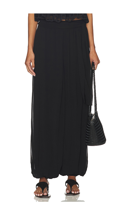 Scarlett Poppies Tibbet Trouser in Black. L. Also in