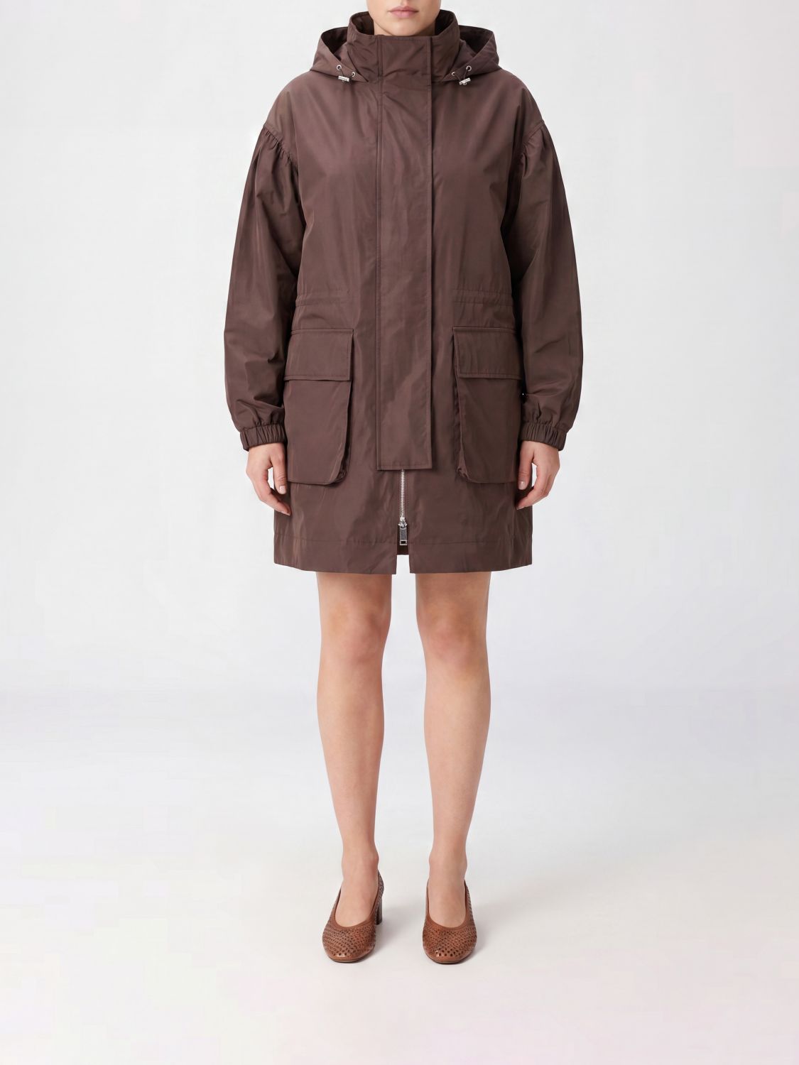 Coat Woman color Brown