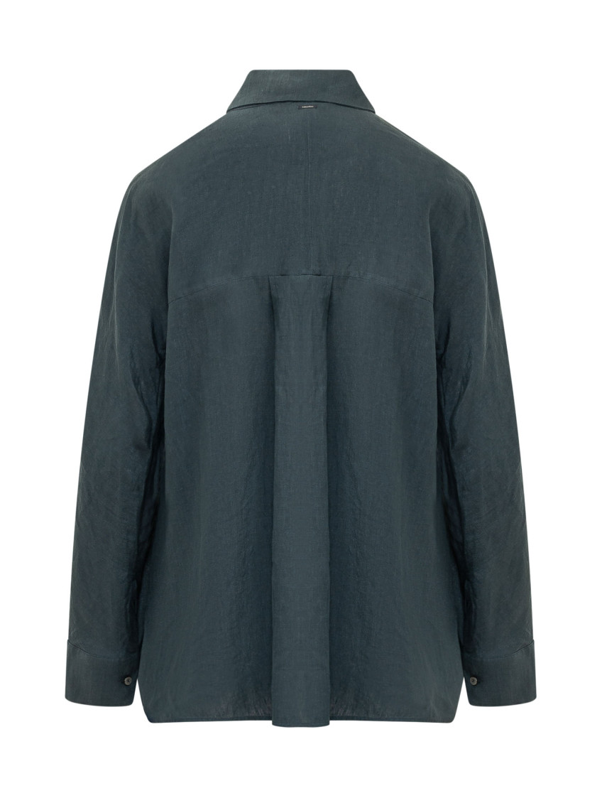 Navy Blue Regular Solid Shirt