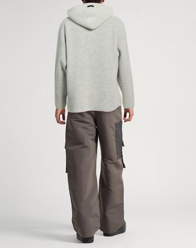 Man Sweater Light grey Size S Virgin Wool, Polyamide