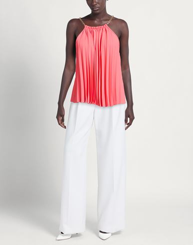 Woman Top Coral Size M Polyester