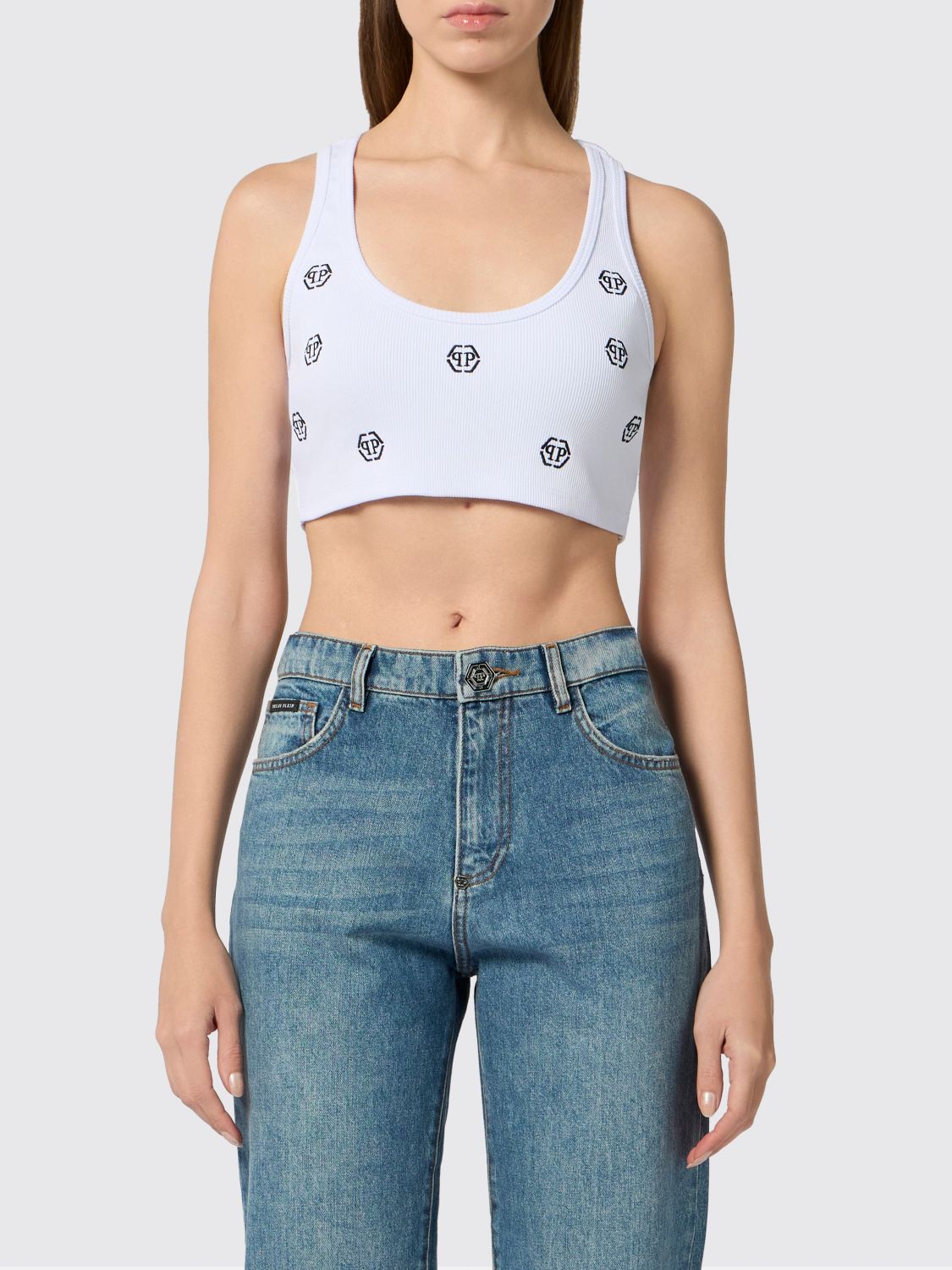Top Woman color White