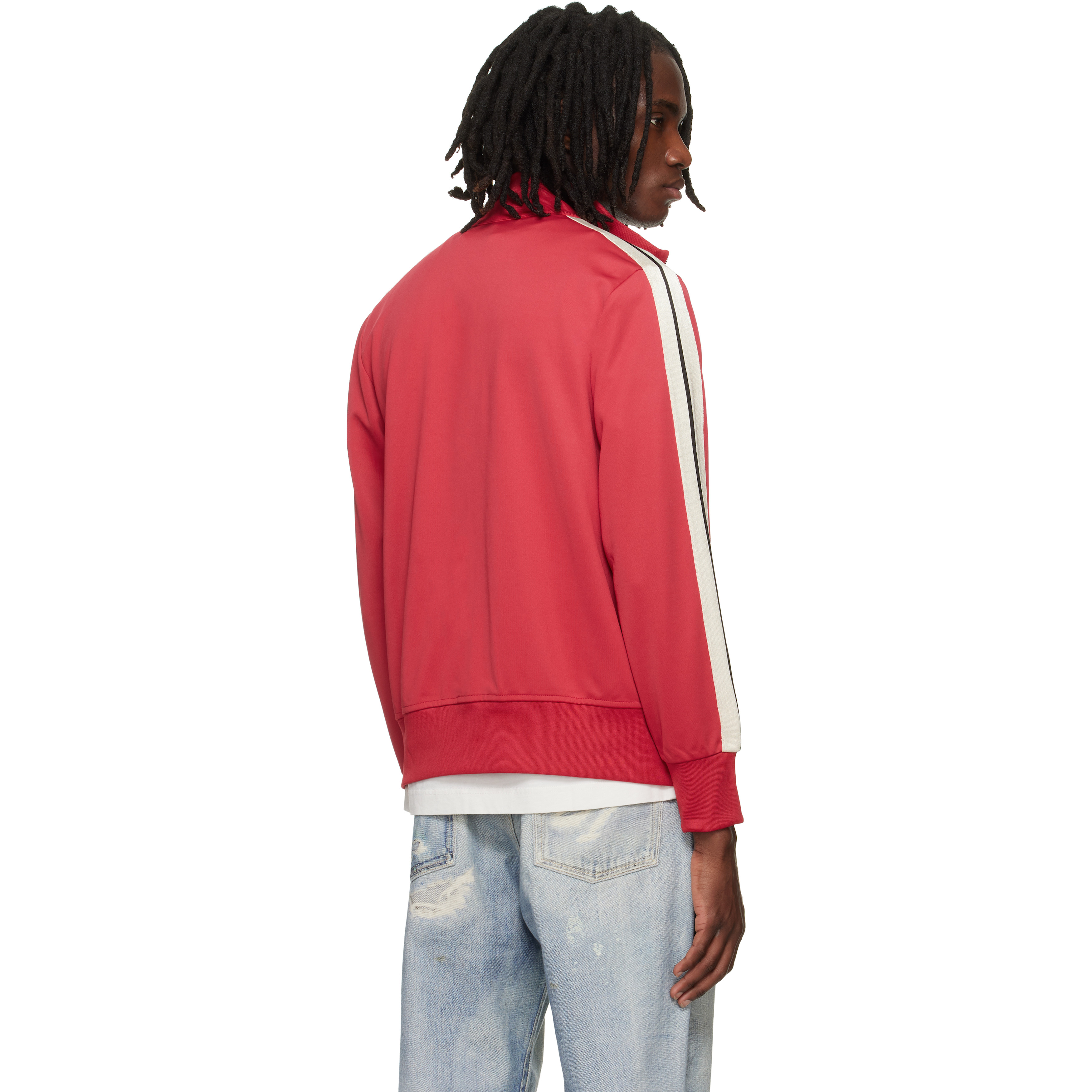 Red Classic Logo Track Jacket