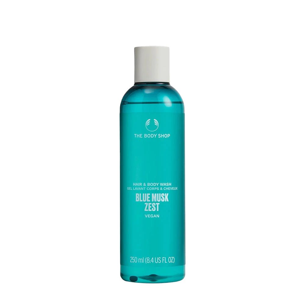 The Body Shop - Blue Musk Zest Hair and Body Wash