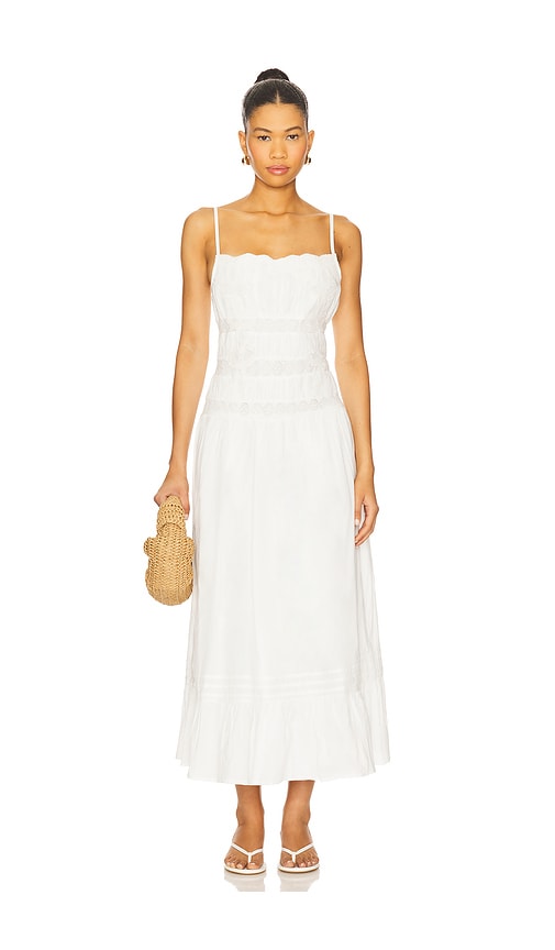 Tularosa Ilana Maxi Dress in White.  XS. Also in L, M, S