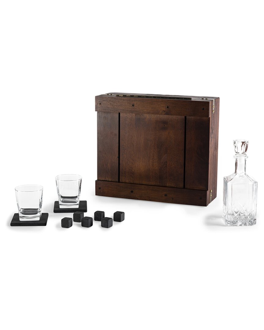 Dnu Whiskey Box With Decanter Gift Set
