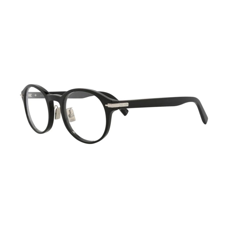 BLACKSUITORJ1000 Round Full Rim Eyeglasses — Black