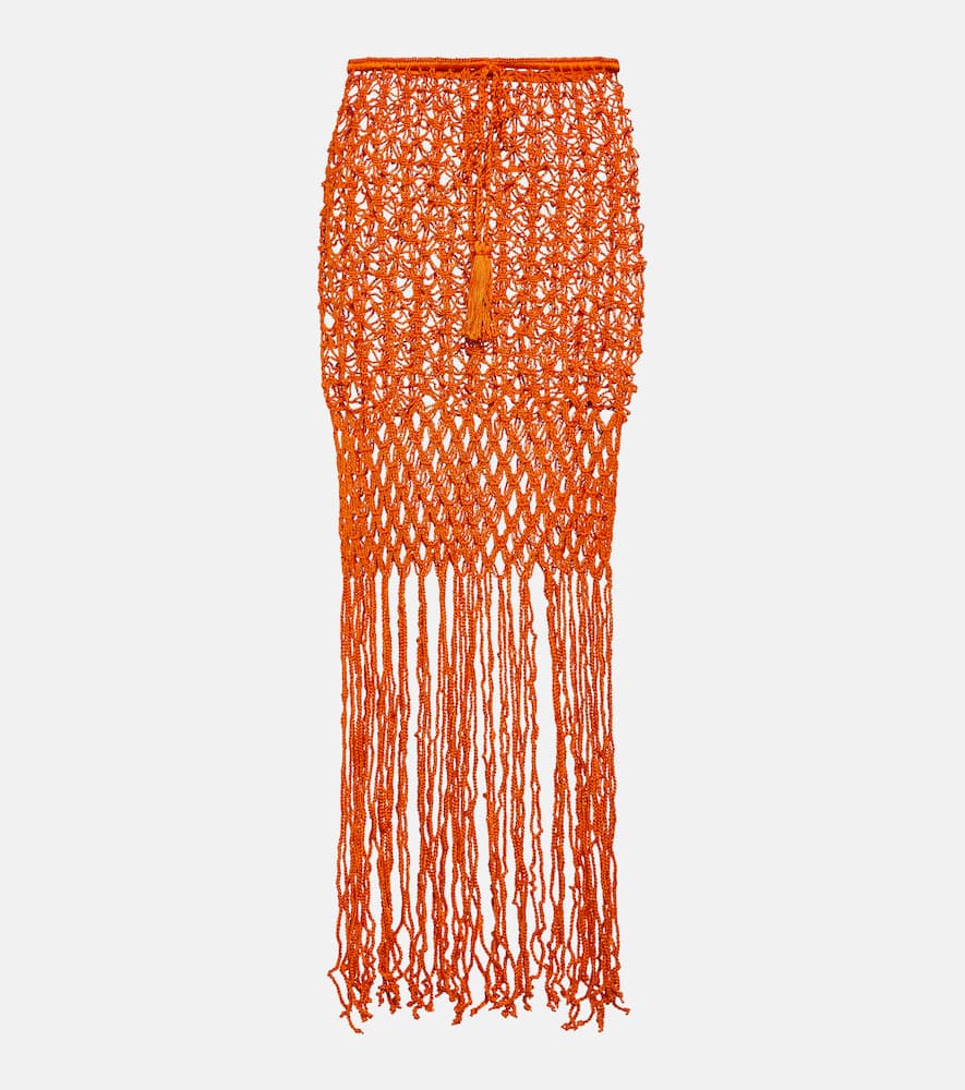 Crochet cotton skirt