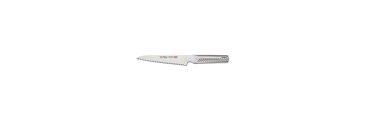 "6"" Ukon Serrated Utility Knife - Stainless Steel"