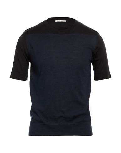 Man Sweater Midnight blue Size 36 Silk