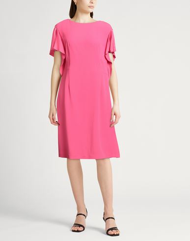 Woman Midi dress Fuchsia Size 10 Acetate, Viscose
