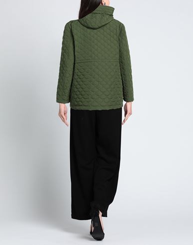 Woman Coat Military green Size S Polyamide