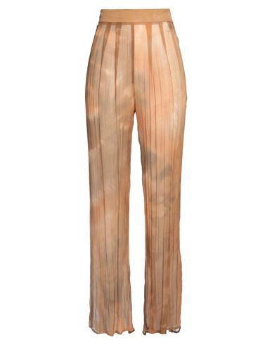 Momoní Woman Pants Camel Size 6 Viscose