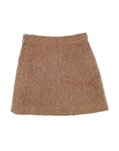 Caffé D'orzo Kid Girl Kids' skirt Camel Size 18 Polyester, Wool, Acrylic, Viscose