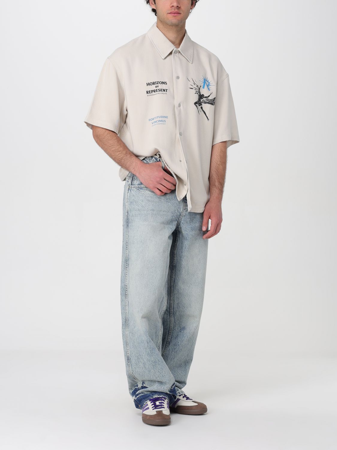 Jeans Men color Blue
