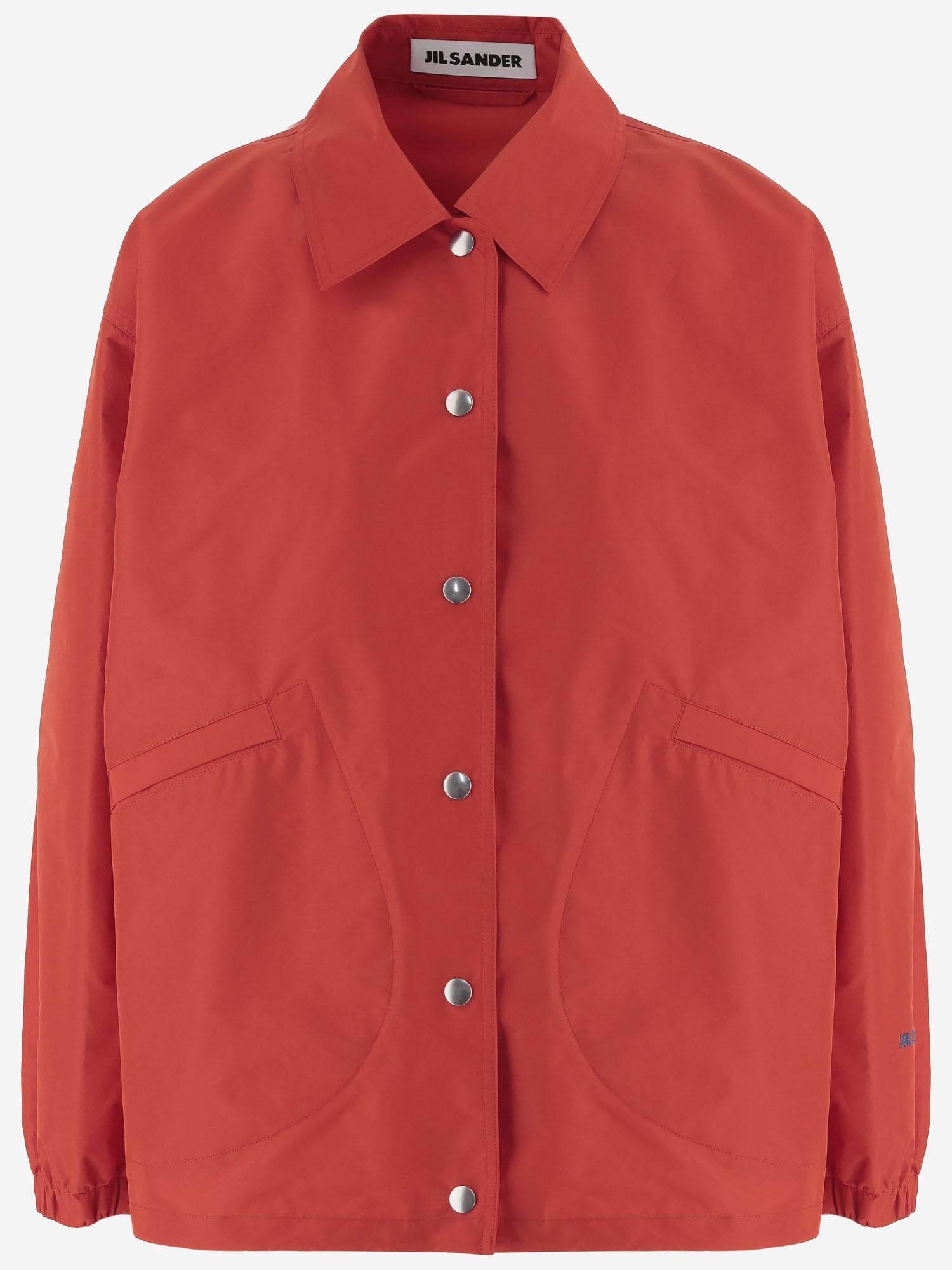 Lightweight Nylon Jacket — Red