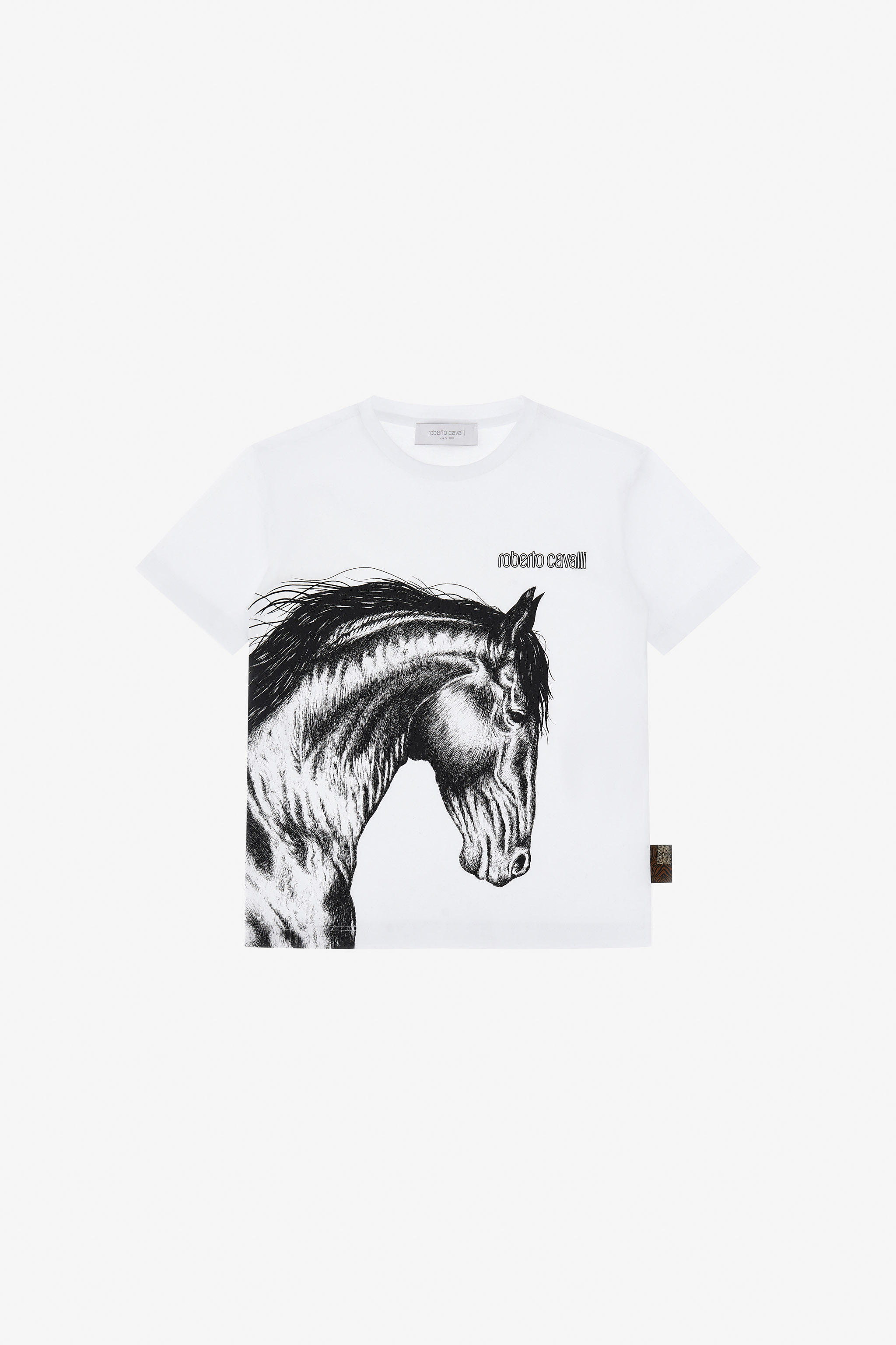 T-shirt With Horse And Logo