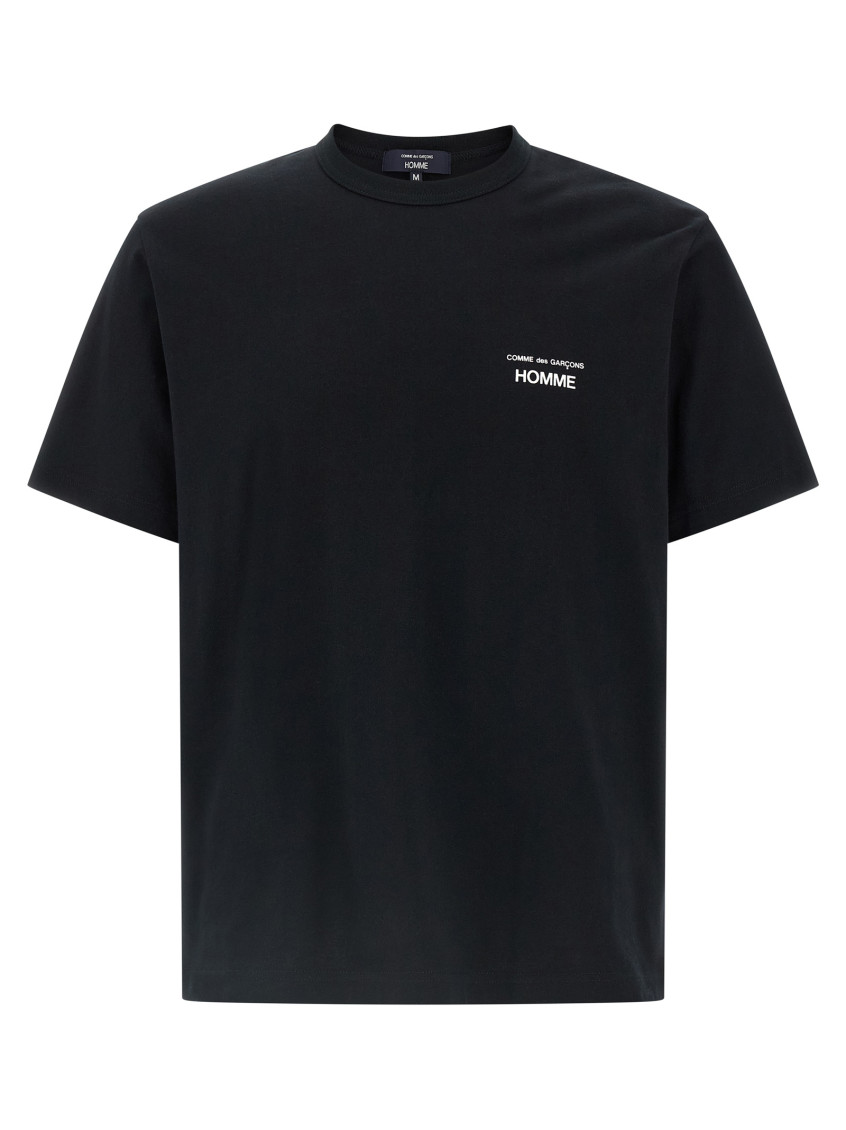Black Logo Print T-shirt
