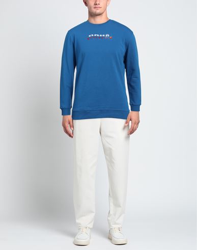 Man Sweatshirt Blue Size XL Cotton