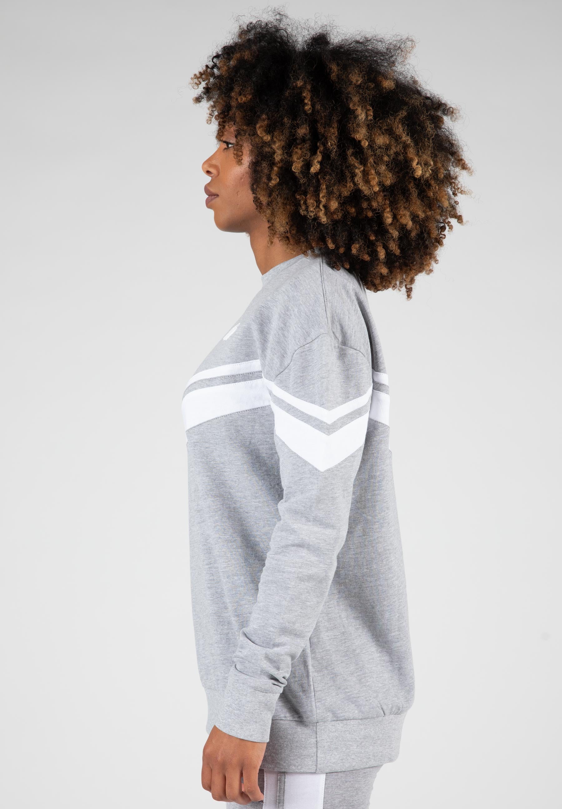 Hailey Oversized Sweatshirt - Gray Melange