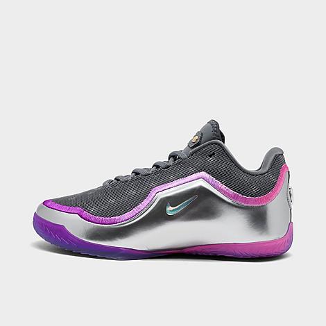 Big Kids LeBron 23 Basketball Shoes in Cool Grey/Metallic Silver/Vivid Purple