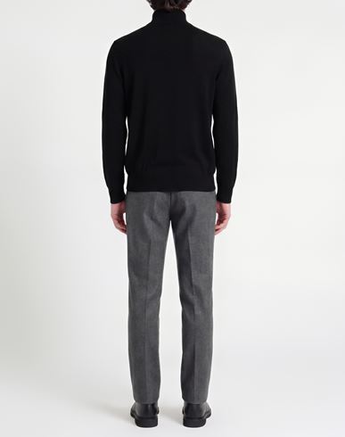 Man Turtleneck Black Size 40 Virgin Wool