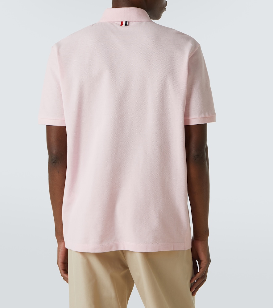 4-Bar cotton polo shirt