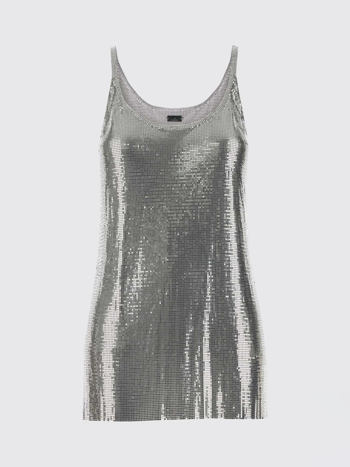 Mesh tank top - Silver