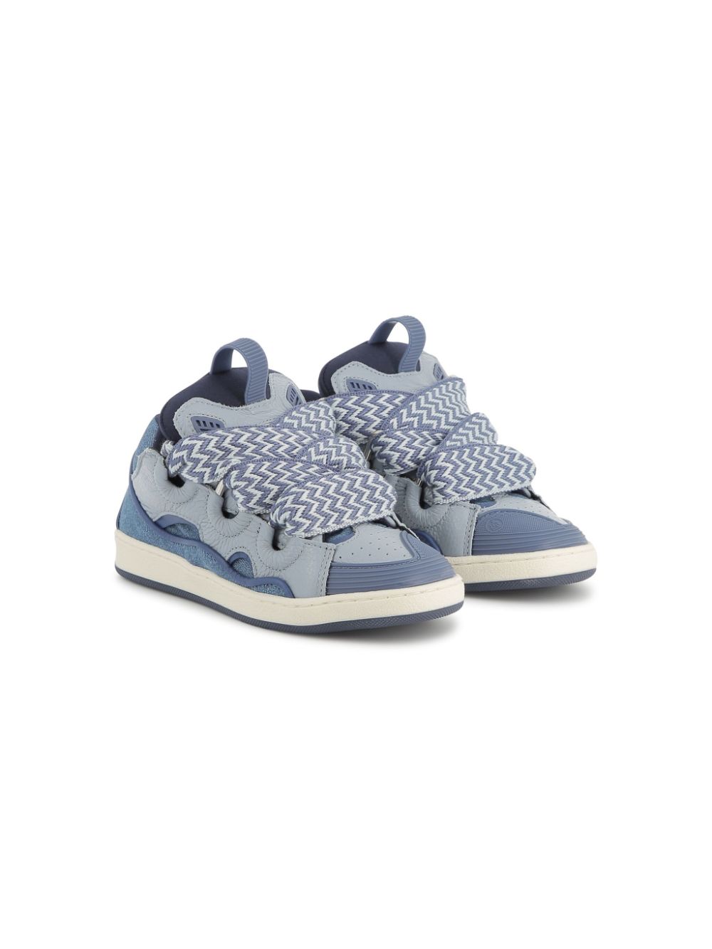 Panelled sneakers - Blue