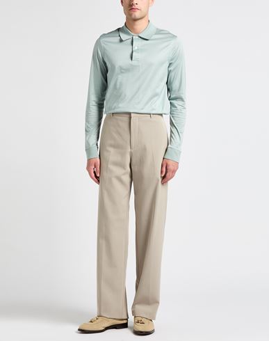 Man Pants Beige Size 30 Cotton, Polyester