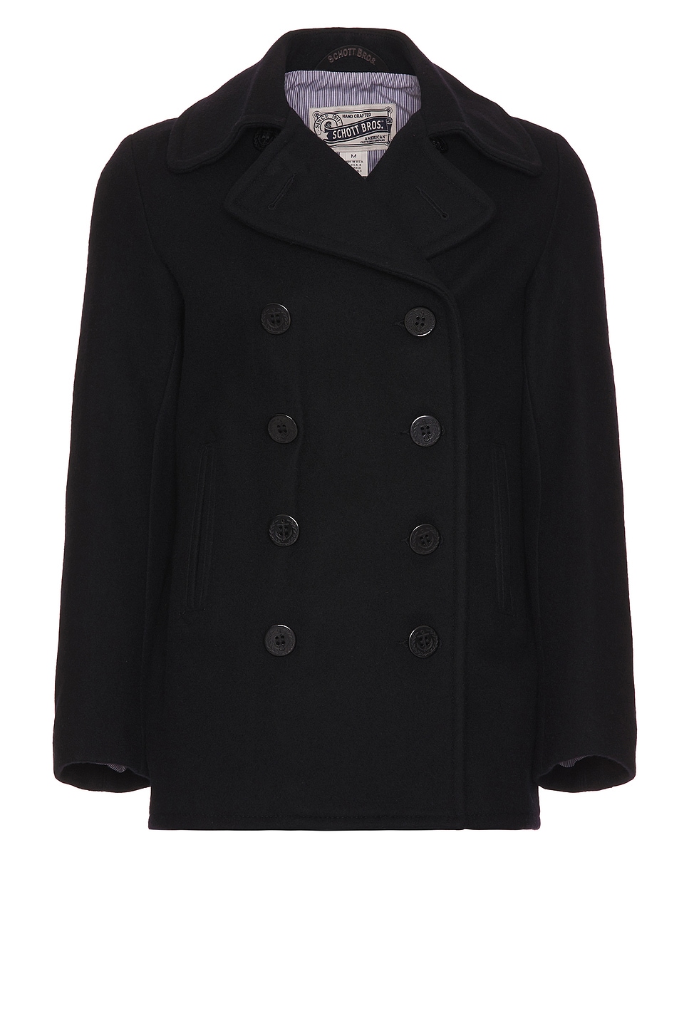 Schott Slim Fit Peacoat in Blue. - L also in