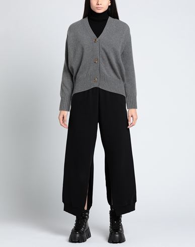 Woman Cardigan Grey Size 10 Cashmere
